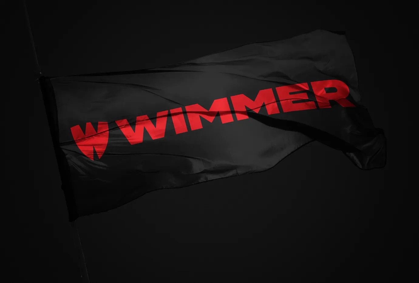 Neues, markantes Logo für den Wimmer Holzbau-Shop, das Handwerkstradition mit moderner Ästhetik verbindet.