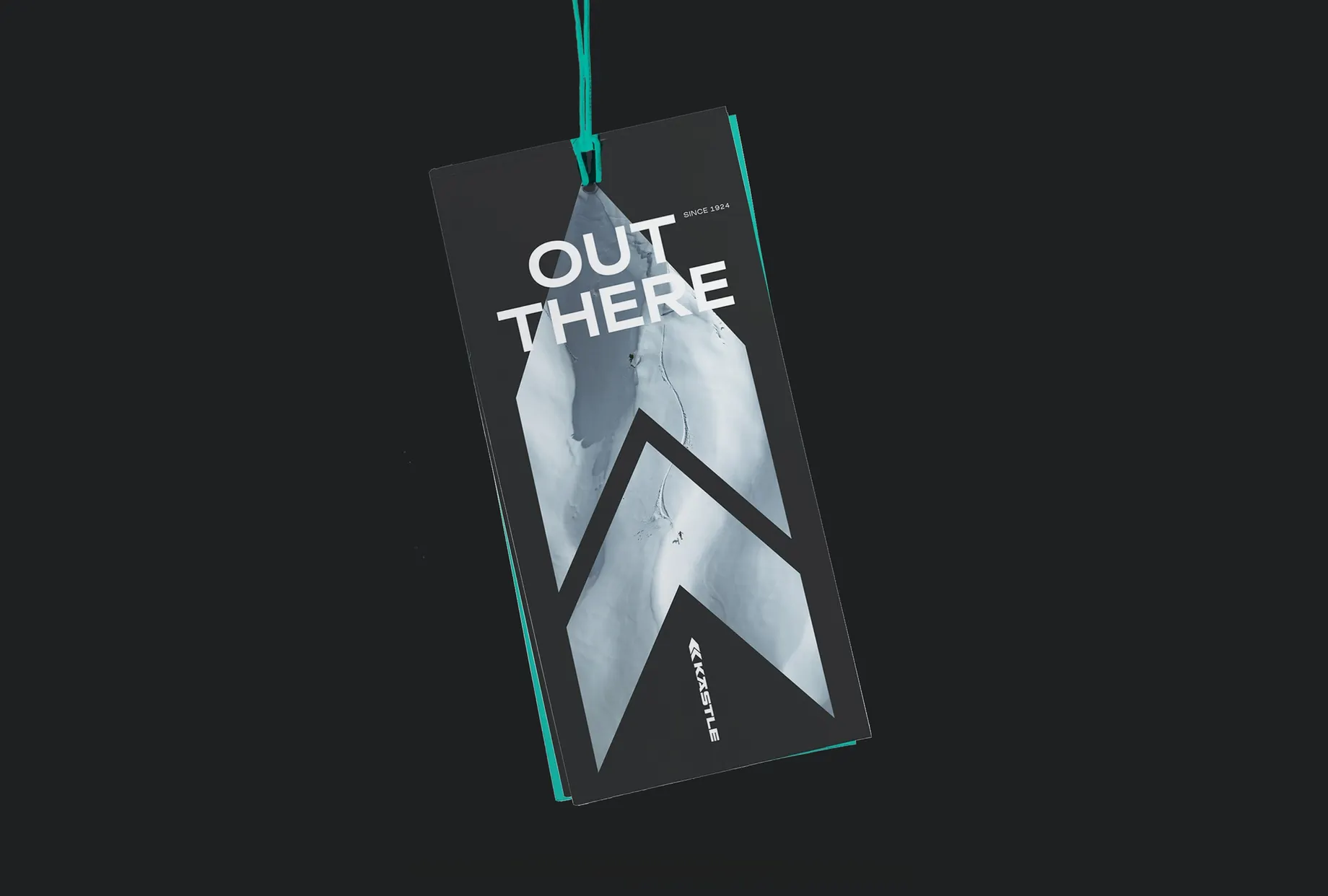 Modernisiertes Logo von Kästle Ski, das Tradition und Innovation vereint. Am Cover des neuen Brand Booklets.