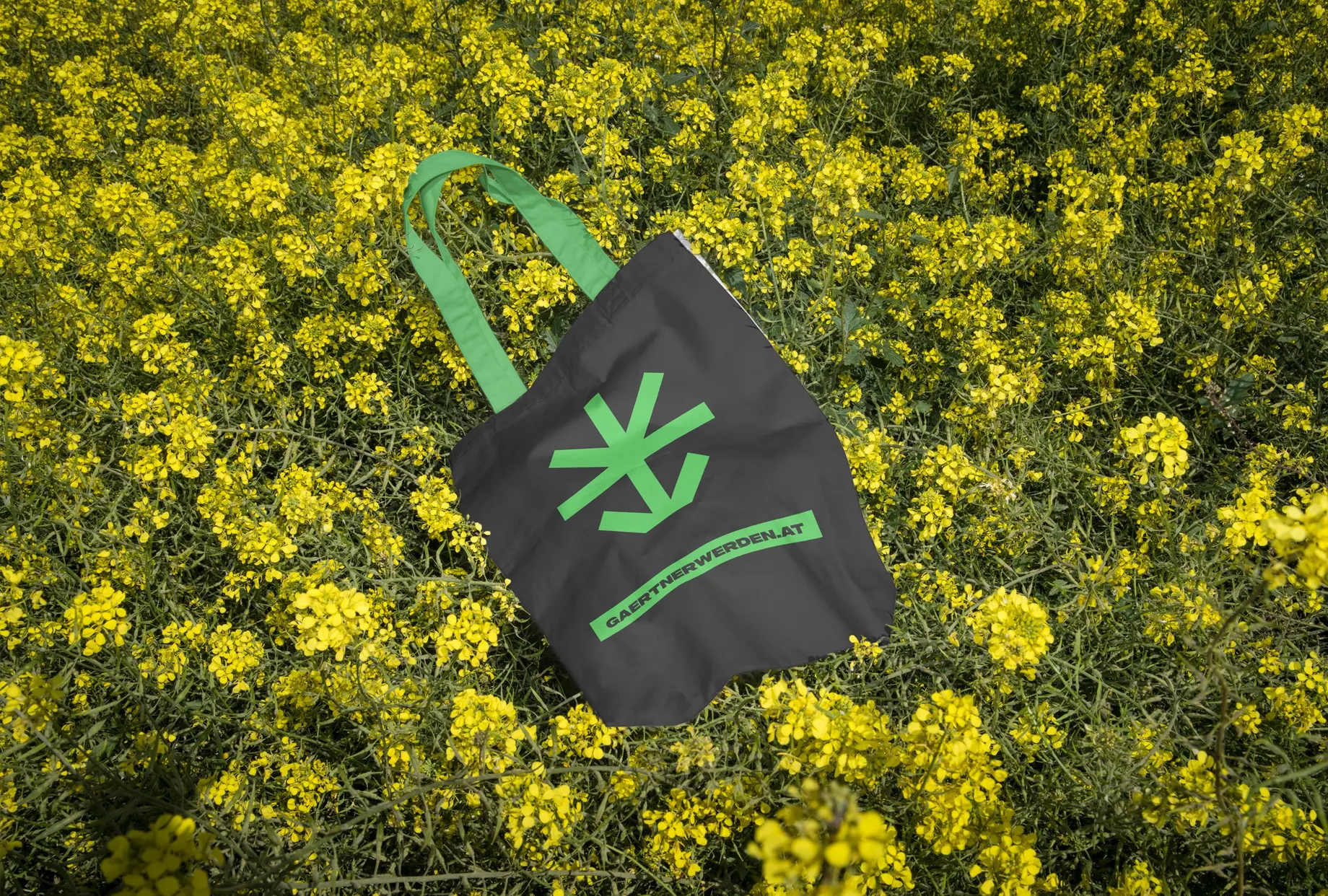 Anwendung der Kampagne ‚Draußen hat Zukunft!‘ für die Steirischen Gärtner, das Naturverbundenheit und Zukunftsperspektiven vermittelt.