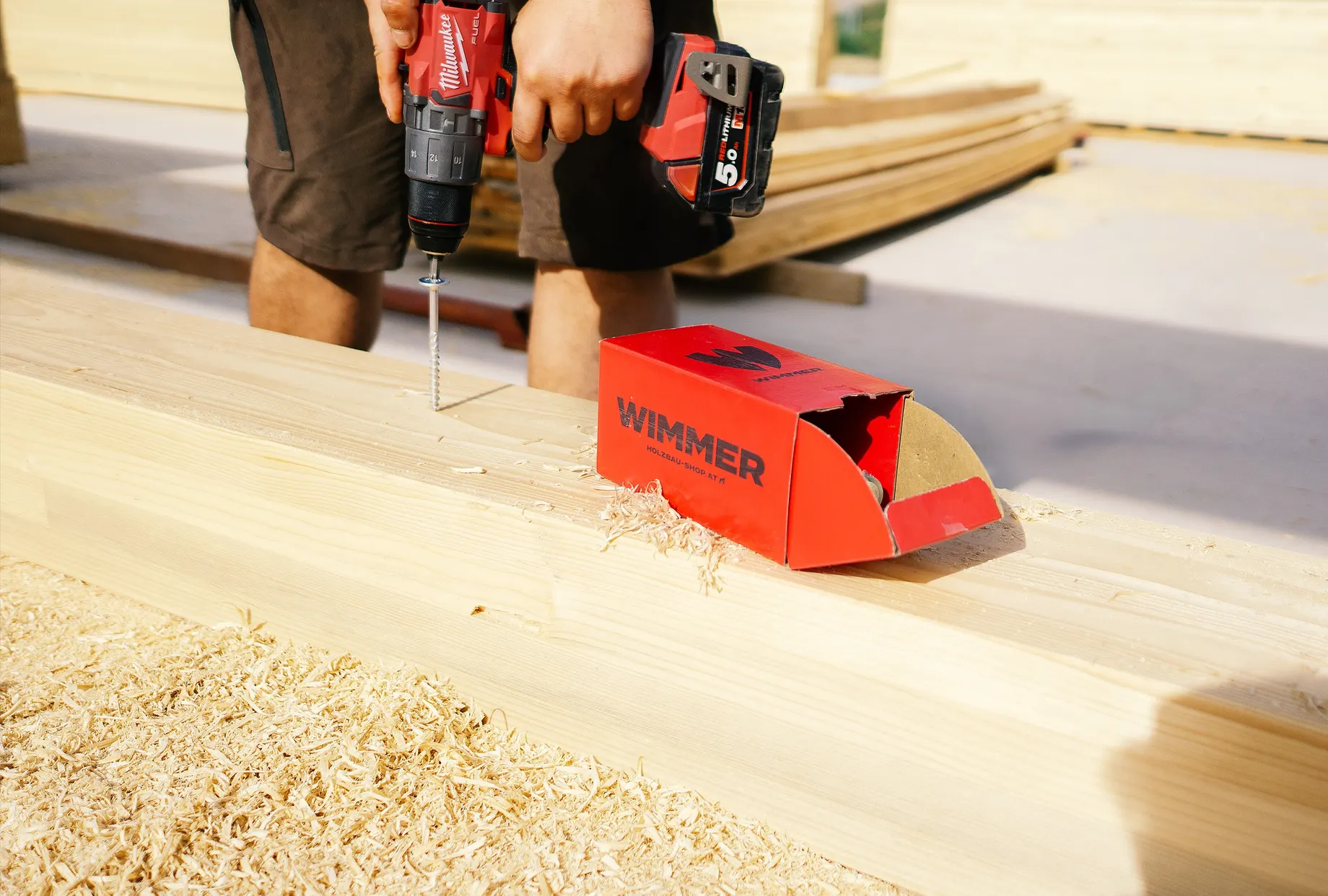 Detailansicht eines Produkts im Wimmer Holzbau-Webshop mit hochwertiger Fotografie und informativen Produktbeschreibungen.